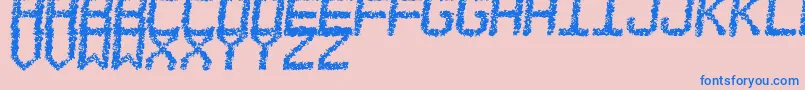 EstoreaTfb Font – Blue Fonts on Pink Background