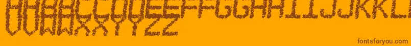 Weitere Informationen zur EstoreaTfb-Schriftart EstoreaTfb-Schriftart – Braune Schriften auf orangefarbenem Hintergrund