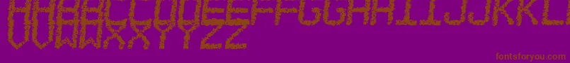 EstoreaTfb Font – Brown Fonts on Purple Background