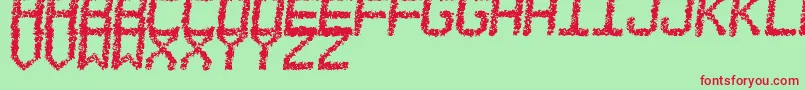 EstoreaTfb Font – Red Fonts on Green Background