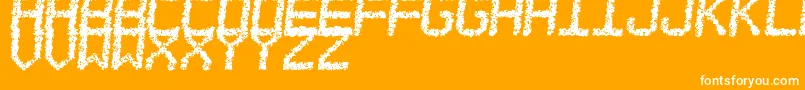 EstoreaTfb Font – White Fonts on Orange Background