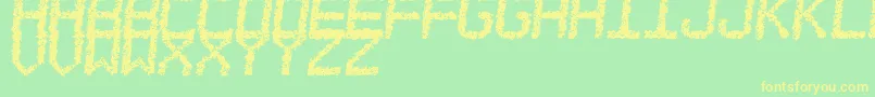 EstoreaTfb Font – Yellow Fonts on Green Background