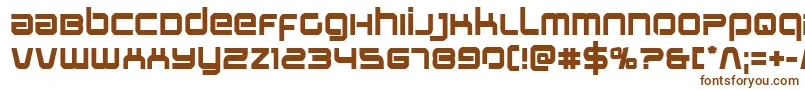 Шрифт Stareaglebold – коричневые шрифты на белом фоне