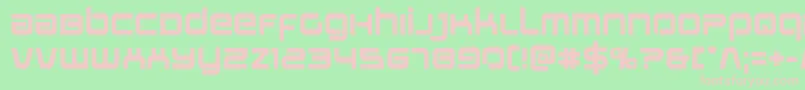 Stareaglebold Font – Pink Fonts on Green Background