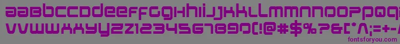 Stareaglebold Font – Purple Fonts on Gray Background