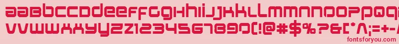 Stareaglebold Font – Red Fonts on Pink Background