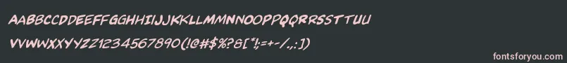 More about Kangaroocourtrotalic Font Kangaroocourtrotalic Font – Pink Fonts on Black Background