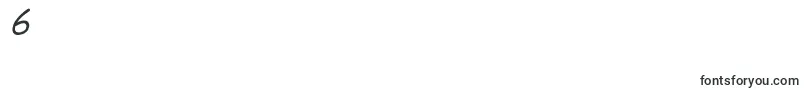 フォントFhHyperboleBoldItalic – フォント数字6