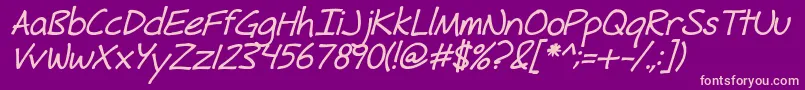 More about FhHyperboleBoldItalic Font FhHyperboleBoldItalic Font – Pink Fonts on Purple Background