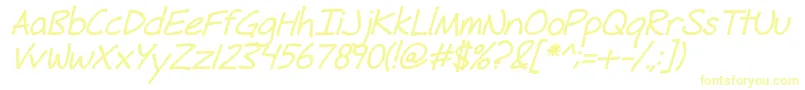 FhHyperboleBoldItalic Font – Yellow Fonts