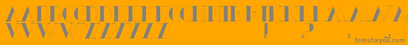 fuente BerbelSerif – Fuentes Grises Sobre Fondo Naranja
