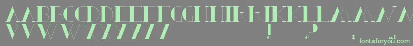BerbelSerif Font – Green Fonts on Gray Background