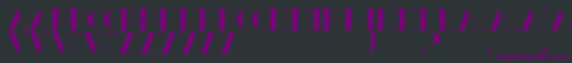 BerbelSerif Font – Purple Fonts on Black Background