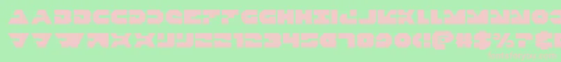 Triggerman Font – Pink Fonts on Green Background