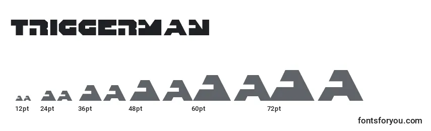Triggerman Font Sizes