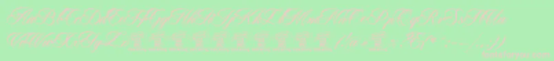 PharmountPersonaluseonly Font – Pink Fonts on Green Background