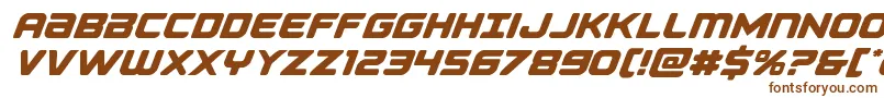 Шрифт Falconpunch – коричневые шрифты на белом фоне