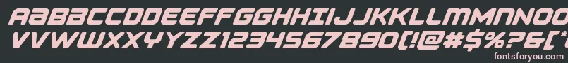 Falconpunch Font – Pink Fonts on Black Background