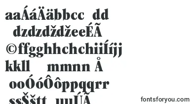 ItcGaramondLtUltraCondensed font – slovak Fonts