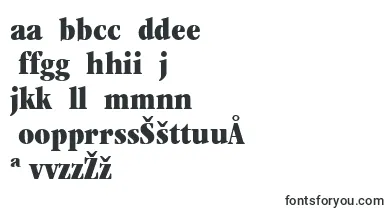 ItcGaramondLtUltraCondensed font – latvian Fonts