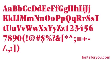 ItcGaramondLtUltraCondensed font – Red Fonts
