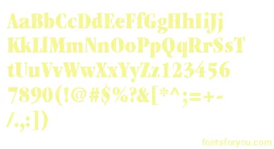 ItcGaramondLtUltraCondensed font – Yellow Fonts