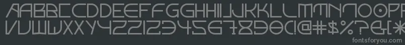 Elektora Font – Gray Fonts on Black Background