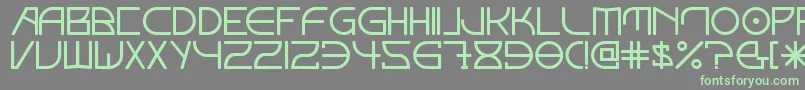 Elektora Font – Green Fonts on Gray Background