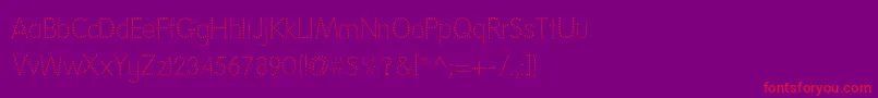 Nationfd Font – Red Fonts on Purple Background