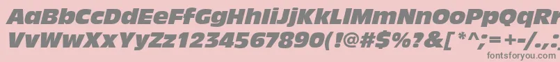 fuente AntiqueolitcomItalic – Fuentes Grises Sobre Fondo Rosa