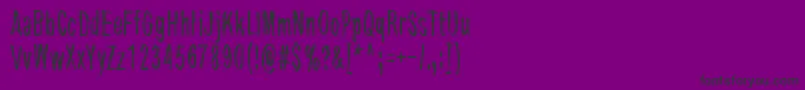 TremoloFlaw Font – Black Fonts on Purple Background