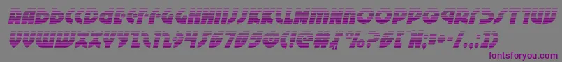 Neuralnomicongradital Font – Purple Fonts on Gray Background