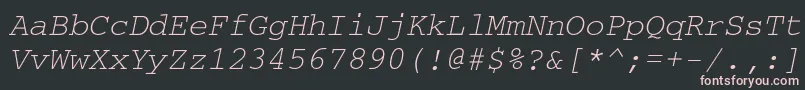Crr36C Font – Pink Fonts on Black Background