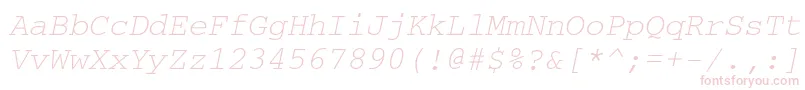Crr36C Font – Pink Fonts on White Background
