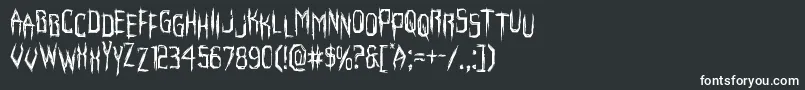 Horroroidstag Font – White Fonts