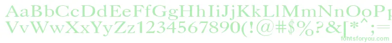 Caslopla Font – Green Fonts on White Background