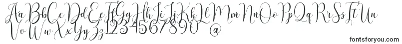 Шрифт AsyielaDemo – шрифты с вензелями (монограмма)