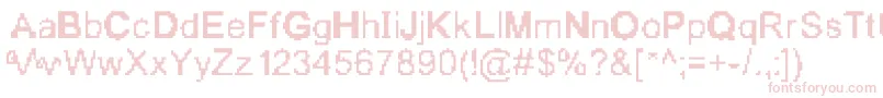 Zazgorrila-fontti – vaaleanpunaiset fontit