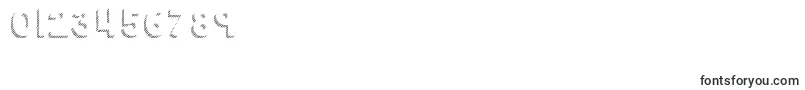 フォントKghappyshadows – 数字と数値のためのフォント