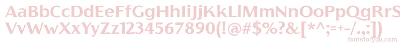 FlorentiaBoldTrial Font – Pink Fonts on White Background