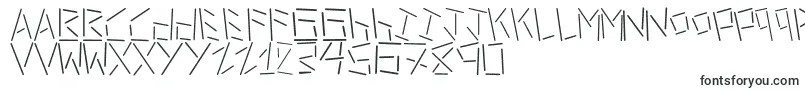 LinerStencilThin Font – Fonts for VK
