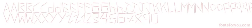 LinerStencilThin Font – Pink Fonts