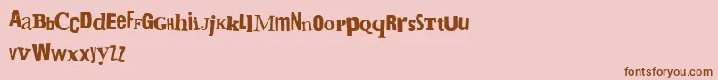 More about BringMeTheGummyBears Font BringMeTheGummyBears Font – Brown Fonts on Pink Background