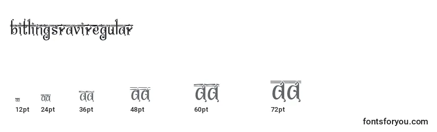 BitlingsraviRegular Font Sizes