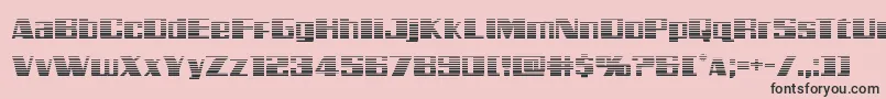 Galacticstormgrad Font – Black Fonts on Pink Background