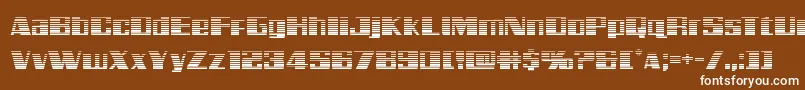 Galacticstormgrad Font – White Fonts on Brown Background