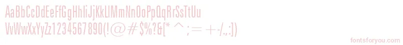 ZurichLightExtraCondensedBt Font – Pink Fonts