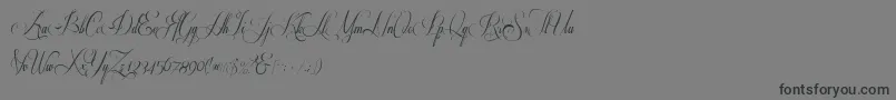 Respective2.0 Font – Black Fonts on Gray Background