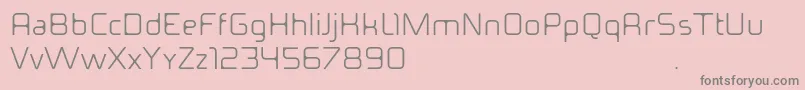 Ideomamiaguiii Font – Gray Fonts on Pink Background