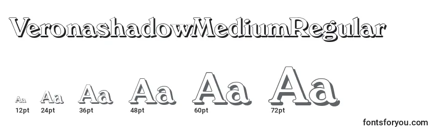 VeronashadowMediumRegular Font Sizes